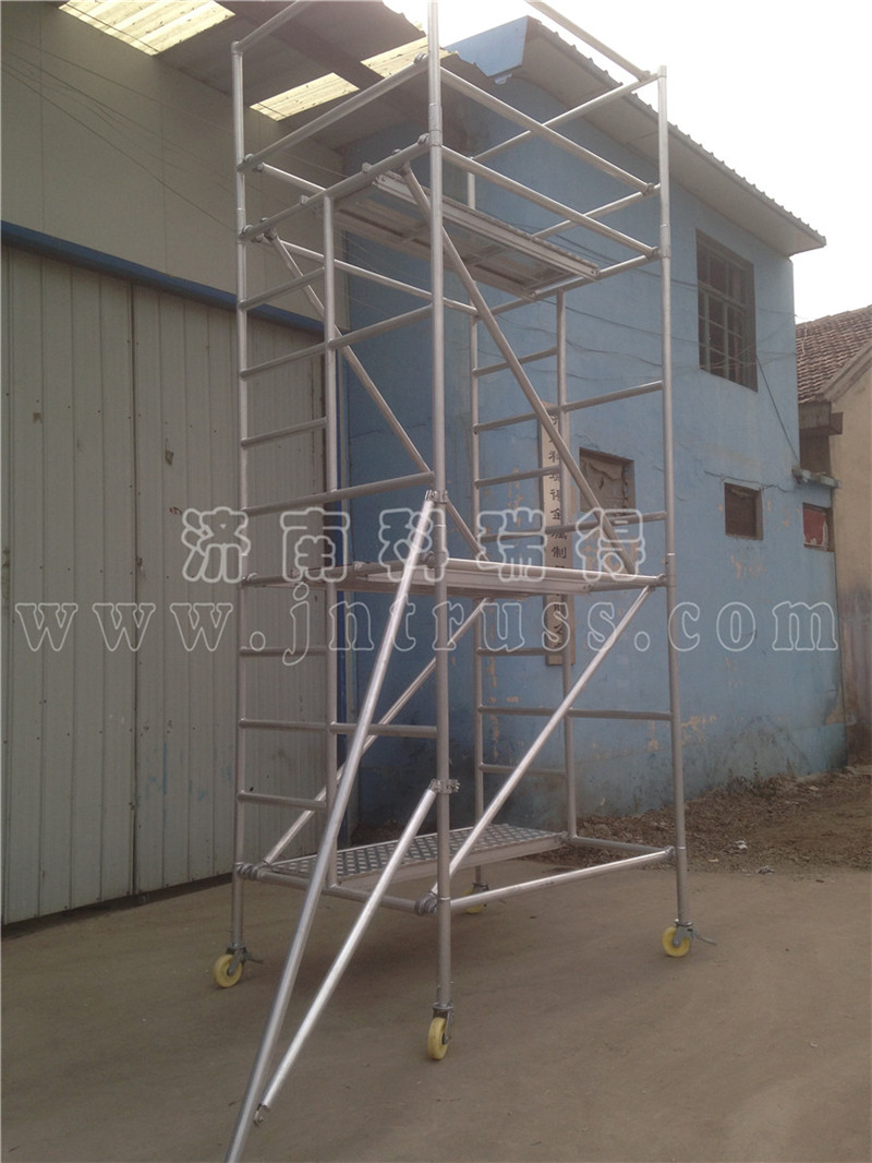 鋁合金腳手架廠家山東濟南廠家可移動裝修高空作業首選